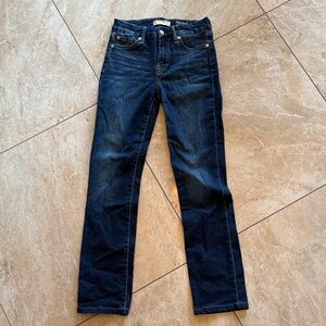 7 For All Mankind Kimmie Dark Blue Straight Leg Jeans size 27